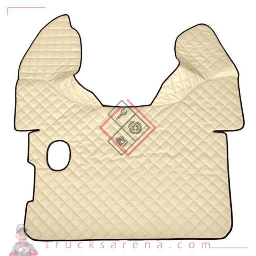 [LAM 8000692963159] Tapis central en Skeentex - Crème - compatible pour Daf XF 105 (02/04>12/14) manual, with Webasto - Daf XF 106 (10/12>05/21) manual, with Webasto - LAMPA
