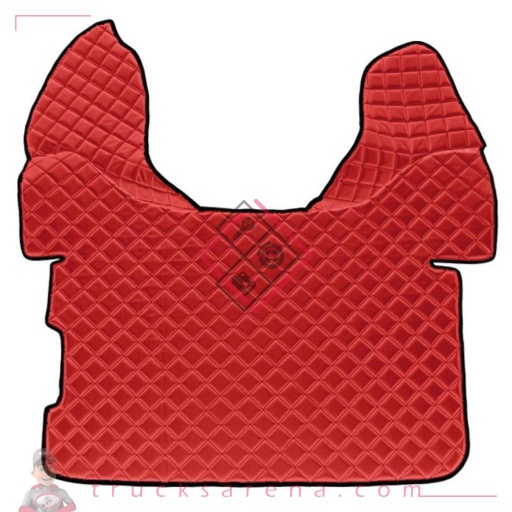 [LAM 8000692963326] Tapis central en Skeentex - Rouge - compatible pour Daf XF 105 (02/04>12/14) automatic, without Webasto - Daf XF 106 (10/12>05/21) automatic, without Webasto - LAMPA