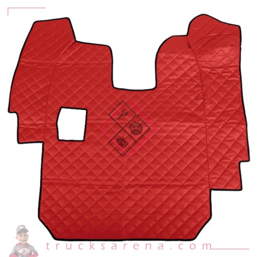 [LAM 8000692964040] Tapis central en Skeentex - Rouge - compatible pour Scania R Serie 5 (03/04>08/09) manual - LAMPA