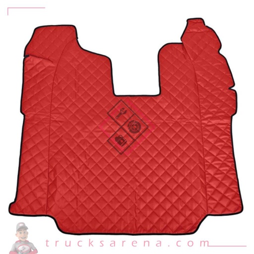 [LAM 8000692964224] Tapis central en Skeentex - Rouge - compatible pour Scania R Serie 6 (09/09>08/13) automatic, pneumatic passenger seat - Scania R Serie 6 - Streamline (01/15>12/17) automatic, Recaro seats, passenger seat foldable, pneumatic passenger seat - Scania R Serie 6 - Streamline (09/13>12/14) automatic, Recaro seats, passenger seat foldable, pneumatic passenger seat - LAMPA