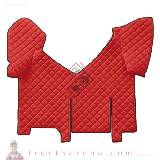 [LAM 8000692964880] Tapis central en Skeentex - Rouge - compatible pour Iveco Stralis (08/02>12/12) automatic, wide cab, sliding fridge - Iveco Stralis (07/12>12/19) automatic, wide cab, sliding fridge - Iveco Stralis Hi-Way (07/12>08/16) automatic, wide cab, sliding fridge - Iveco Stralis XP (09/16>12/19) automatic, wide cab, sliding fridge - LAMPA