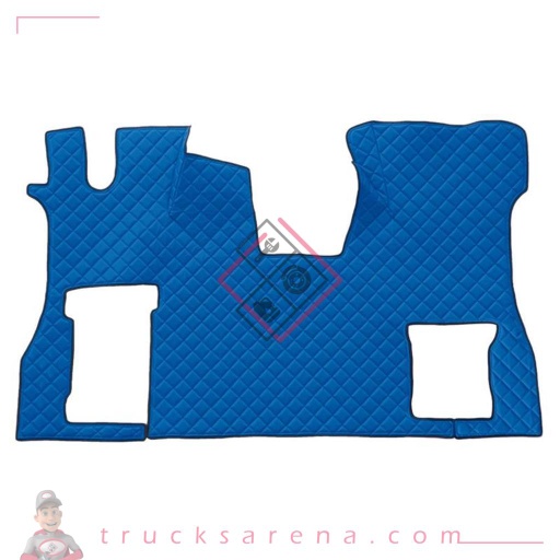 [LAM 8000692965023] Tapis unique en Skeentex - Bleu - compatible pour Scania S Serie 7 - New Generation (11/16>) no tunnel, passenger seat foldable - LAMPA