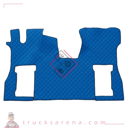 [LAM 8000692965085] Tapis unique en Skeentex - Bleu - compatible pour Scania S Serie 7 - New Generation (11/16>) no tunnel, pneumatic passenger seat - LAMPA