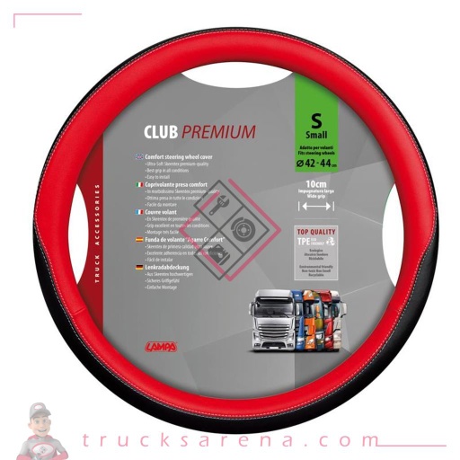 [LAM 8000692989098] Club, couvre-volant en Skeentex - S - Ø 42/44 cm - Rouge - LAMPA