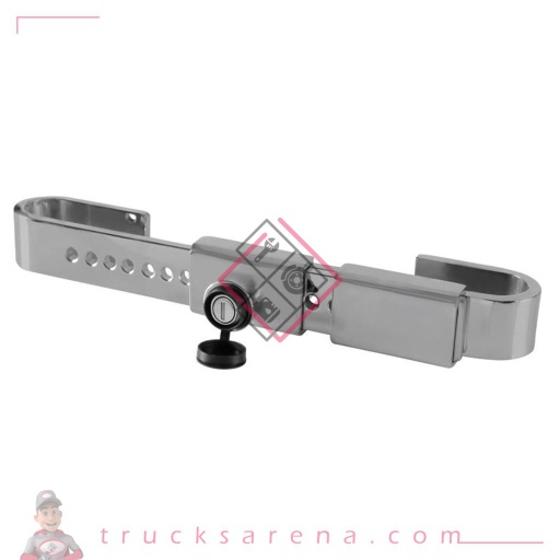 [LAM 8000692986981] Zanna 1, cadenas bloque-porte arrière en acier chromé - LAMPA