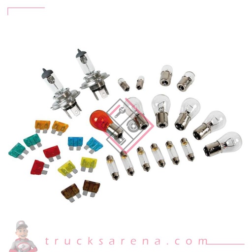 [LAM 8000692982662] Kit ampoules de rechange 30 pc, halogène 2xH4 - 24V - LAMPA
