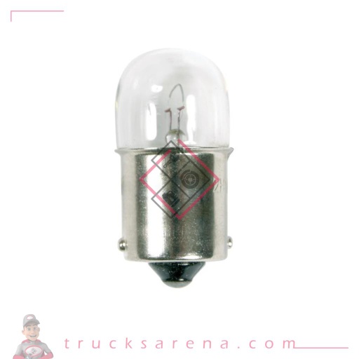 [LAM 8000692982150] 24V Ampoule sphérique - R10W - 10W - BA15s - 2 pcs  - D/Blister - LAMPA