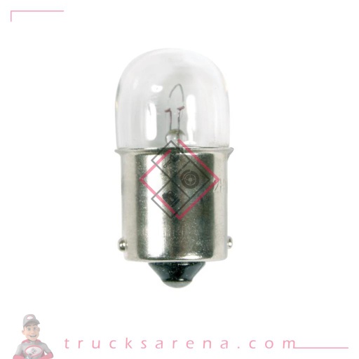 [LAM 8000692982174] 24V Ampoule sphérique - R5W - 5W - BA15s - 2 pcs  - D/Blister - LAMPA