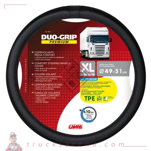 [LAM 8000692980262] Duo-Grip, couvre-volant en Skeentex - XL - Ø 49/51 cm - LAMPA