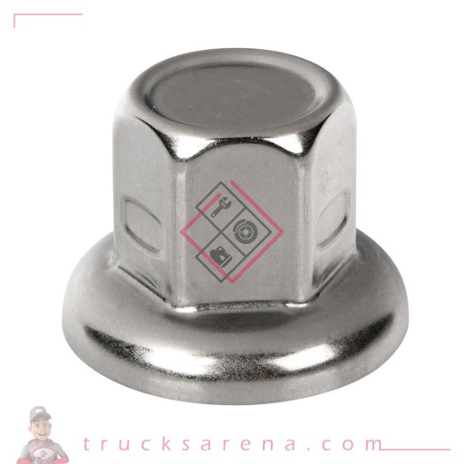 [LAM 8000692980309] Set 40 couvre-boulons en acier inox - Ø 33 mm - LAMPA