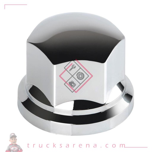 [LAM 8000692976586] Jeu de 10 cache-boulons chromés en ABS - Ø 32 mm - LAMPA