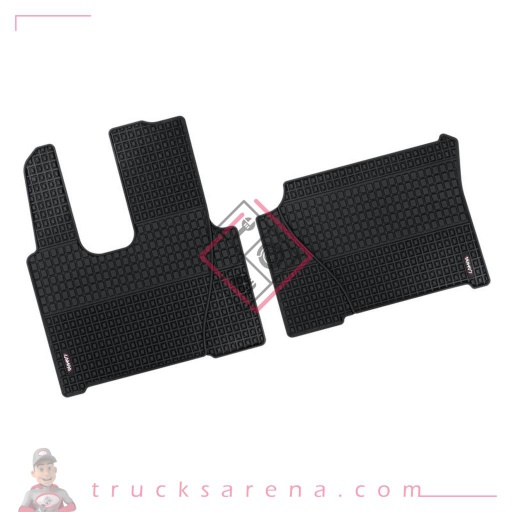 [LAM 8000692973400] Tapis de sol camion sur mesure en caoutchouc écologique - compatible pour  Mercedes Actros MP4 (09/11>09/19) -  Mercedes Antos (09/12>) -  Mercedes Actros MP5 (10/19>) - LAMPA
