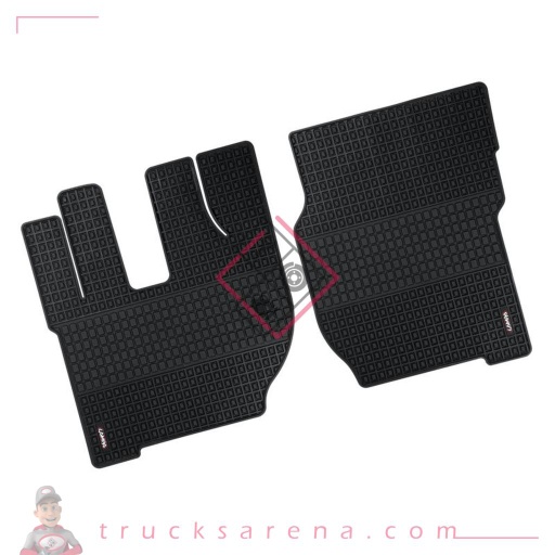[LAM 8000692973592] Tapis de sol camion sur mesure en caoutchouc écologique - compatible pour  Volvo FH Serie 3 (08/02>08/12) - LAMPA