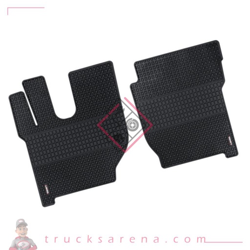 [LAM 8000692973608] Tapis de sol camion sur mesure en caoutchouc écologique - compatible pour  Volvo FH Serie 4 (09/12>) - LAMPA
