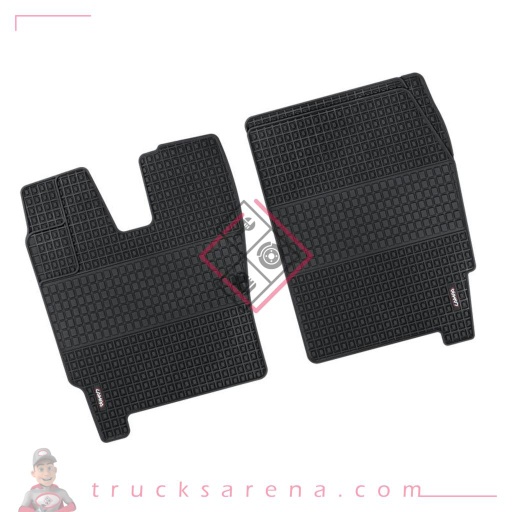 [LAM 8000692973264] Tapis de sol camion sur mesure en caoutchouc écologique - compatible pour  Iveco Eurocargo (09/03>) - LAMPA