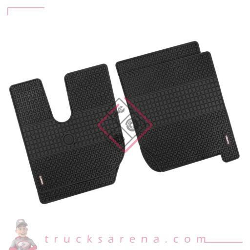 [LAM 8000692973271] Tapis de sol camion sur mesure en caoutchouc écologique - compatible pour  Iveco Trakker (09/04>) -  Iveco Stralis (08/02>12/12) -  Iveco Stralis (07/12>12/19) -  Iveco Stralis Hi-Way (07/12>08/16) -  Iveco Stralis XP (09/16>12/19) - LAMPA