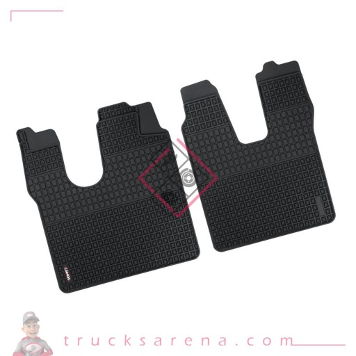 [LAM 8000692973325] Tapis de sol camion sur mesure en caoutchouc écologique - compatible pour  Man TGL (05/05>) cab. C -  Man TGM (10/05>) cab. C -  Man TGS (09/07>) cab. L/XL - LAMPA