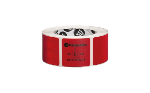 [LAM 8057689027516] Value, ruban de signalisation pour surfaces bâchées - 12,5 m - Rouge - LAMPA