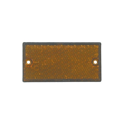 [SOD 16208] Catadioptre 2 trous 105 x 44 mm, orange - SODISE