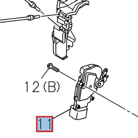 [ISU 8982920140] Left front door lock actuator - ISUZU PARTS