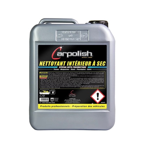 [CAR NTS5] Nettoyant intérieur à sec, 5 litres - CARPOLISH