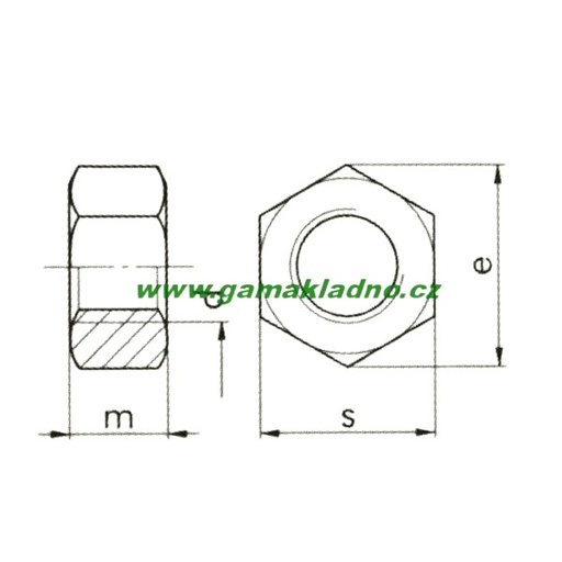 [AVI 991601410] Écrou M10, ISO 4032 - AVIA