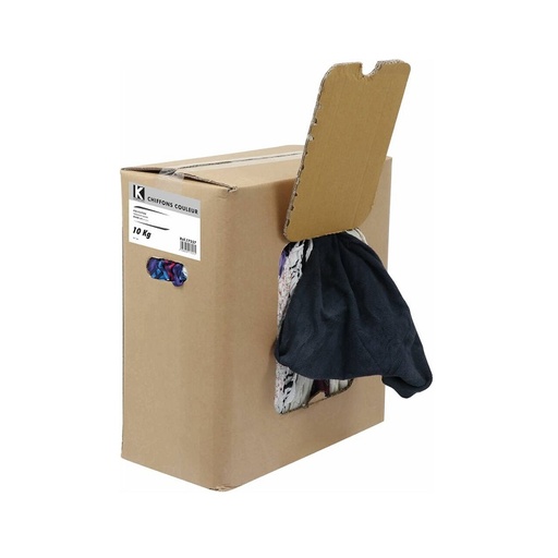 [SOD 17557] Cardboard of colored rags, polycotton - SODISE