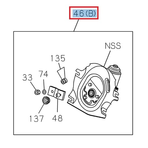 [ISU 7551948750] Moteur d'essuie-glace avant - ISUZU PARTS