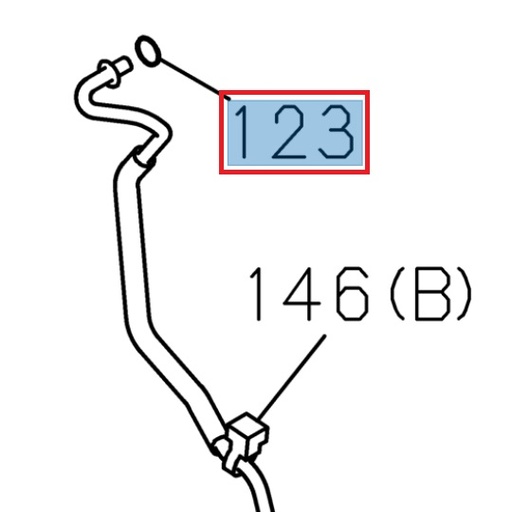 [ISU 8975458110] Receiver line seal - ISUZU PARTS