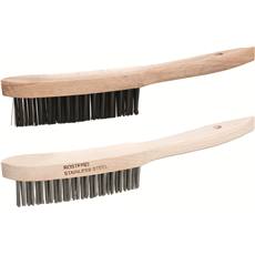 Brushes for corner welding with wooden handle - FORCH