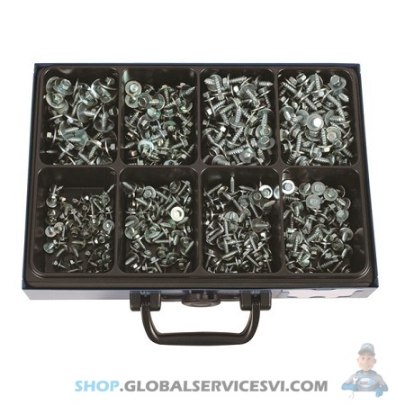 [FOR 9000 1302] Assortment of thé set with thé metal with washer galvanized - FORCH