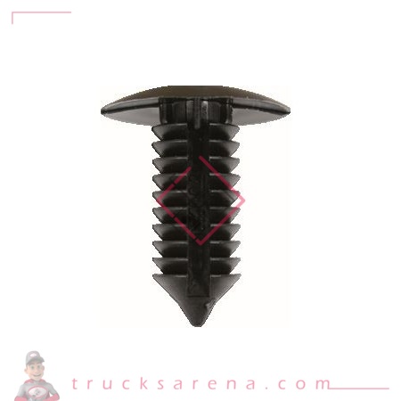 [FOR 3040 1276] Black universal plastic clip 7.5 x 19 x 21 mm - FORCH