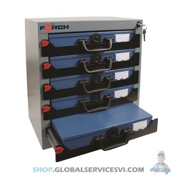 [FOR 9020 5] Trésor transportable avec 5 tiroirs - FORCH