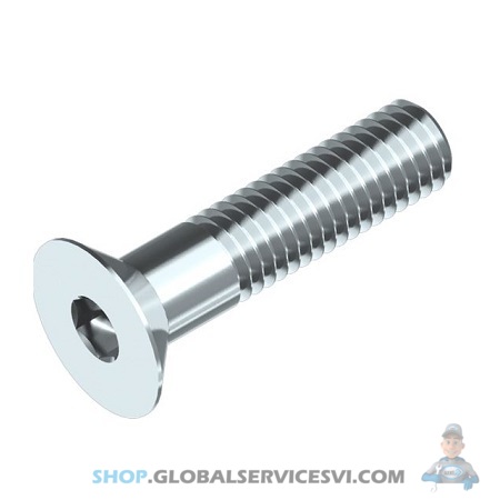 Hexag milling head screw. hollow DIN 7991 8.8 - FORCH