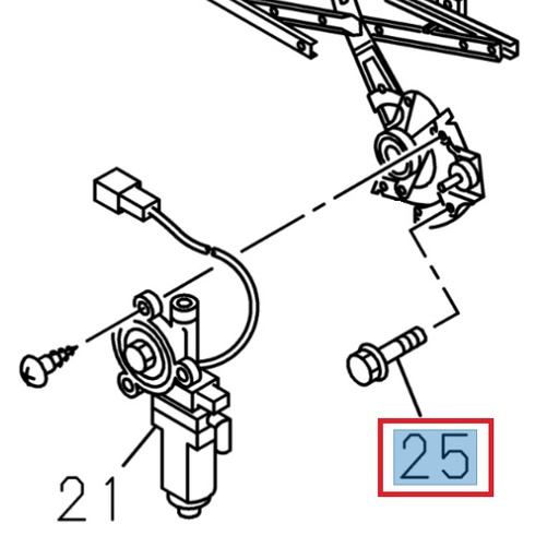 [ISU 0280506100] Vis M6 x 10 - ISUZU PARTS