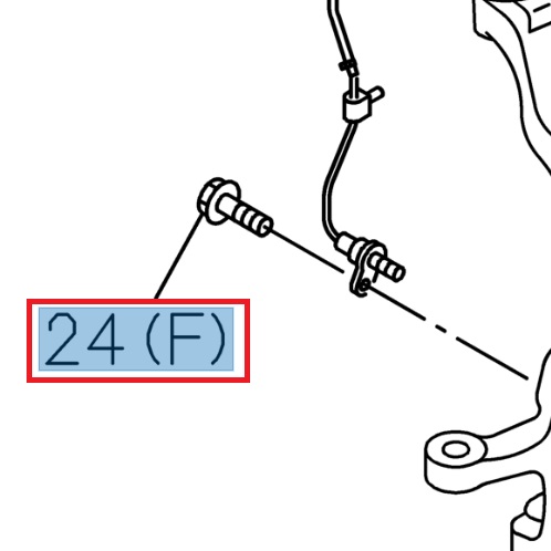 [ISU 0280806140] Vis hexagonale M6 x 14 - ISUZU PARTS