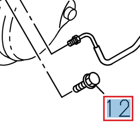 [ISU 0286508300] Hexagonal screw M8 x 30 - ISUZU PARTS