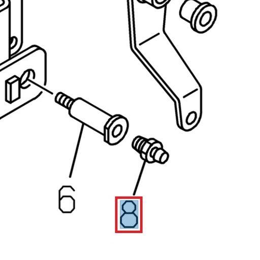 [ISU 0903014060] Graisseur droit M6 - ISUZU PARTS