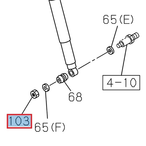 [ISU 0911115120] Écrou M12 - ISUZU PARTS