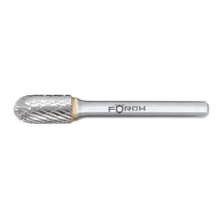 Fraise carbure cylindrique à bout arrondi - FORCH