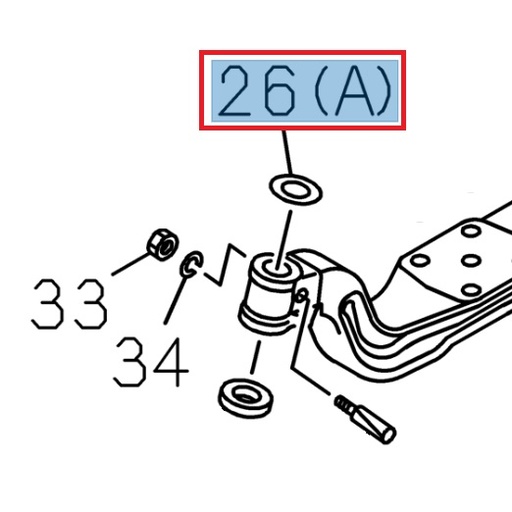 [ISU 8941625750] Washer 0,55 mm - ISUZU PARTS