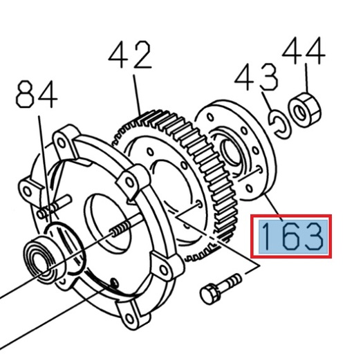 [ISU 8942273371] Injection pump flange - ISUZU PARTS