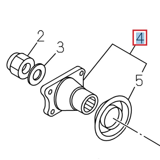 [ISU 8943185273] Pinion, bevel gear - ISUZU PARTS