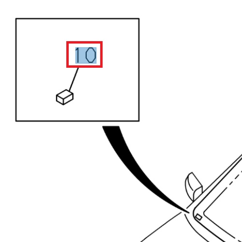 [ISU 8944347700] Accessoire pare brise - ISUZU PARTS