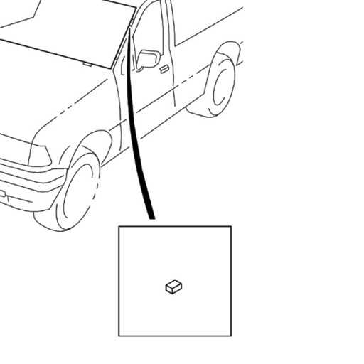 [ISU 8944347700] Spacer; Windshi - ISUZU PARTS