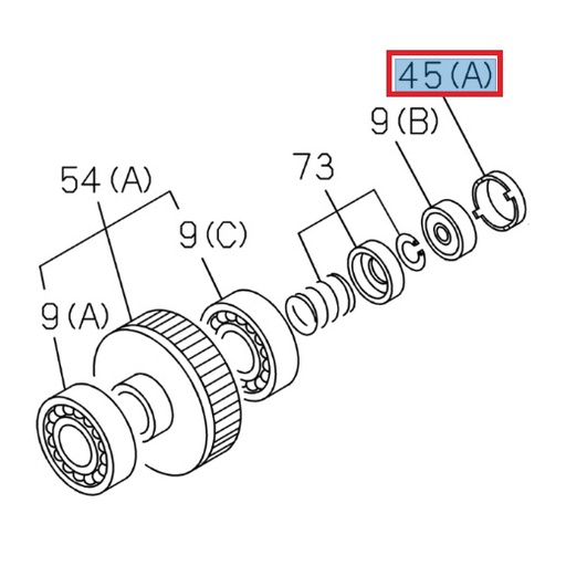 [ISU 8944355670] Starter drive spacer - ISUZU PARTS