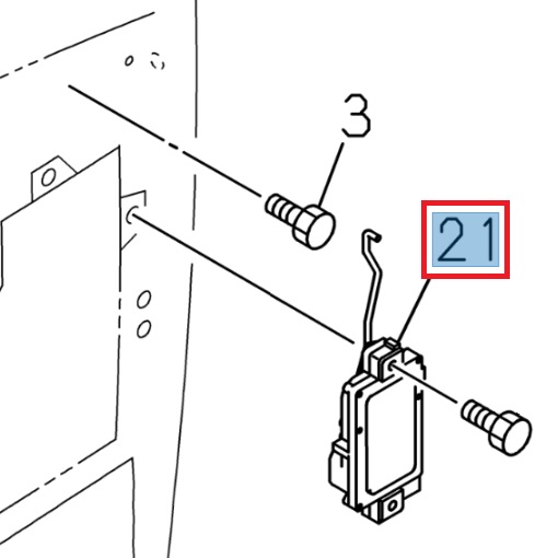 [ISU 8971122281] Left rear door lock actuator - ISUZU PARTS