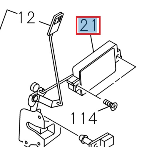 [ISU 8972268280] Actionneur de verrou de porte arrière - ISUZU PARTS