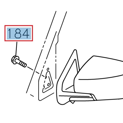 [ISU 8972476980] Screw M6 x 14 - ISUZU PARTS