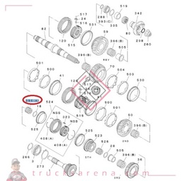 [ISU 8972531021] Needle bearing, rear main shaft - ISUZU PARTS